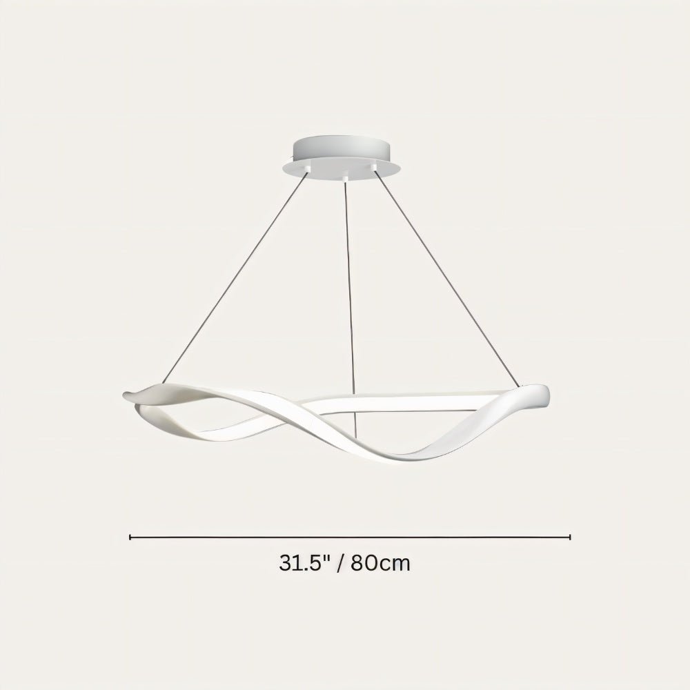 Freyza - Lunaris | Modern Elegant LED Chandelier with Curved Design