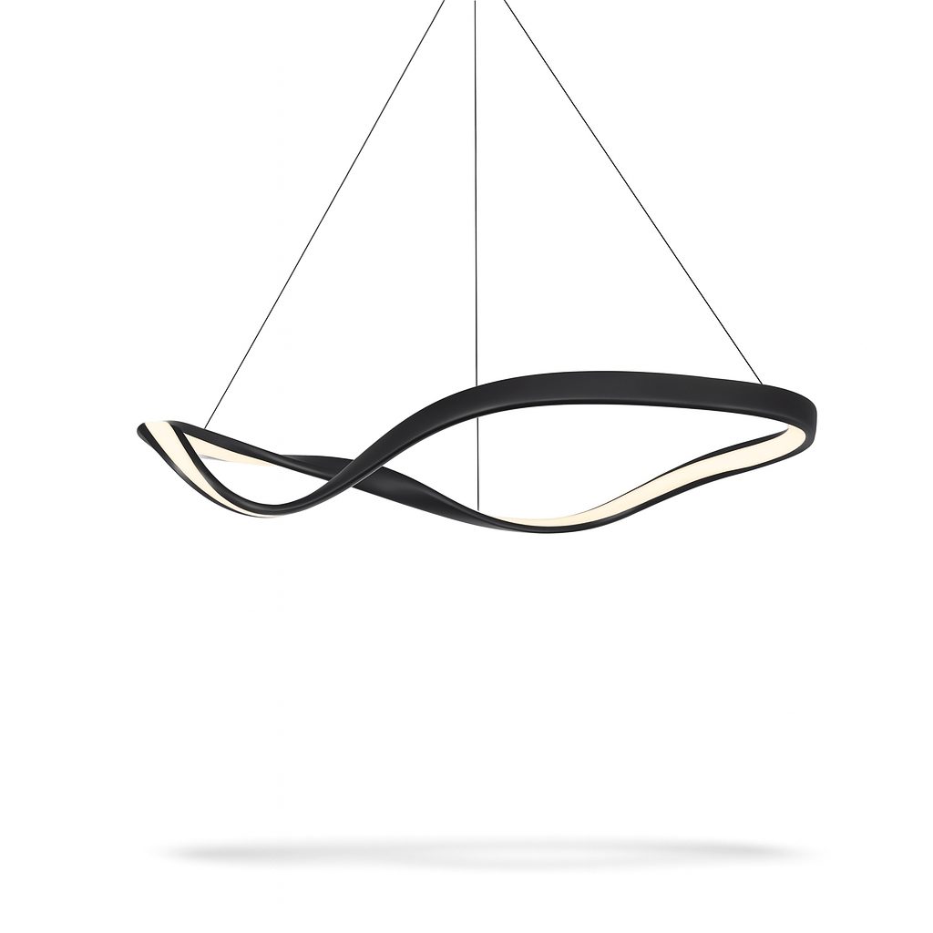 Freyza - Lunaris | Modern Elegant LED Chandelier with Curved Design