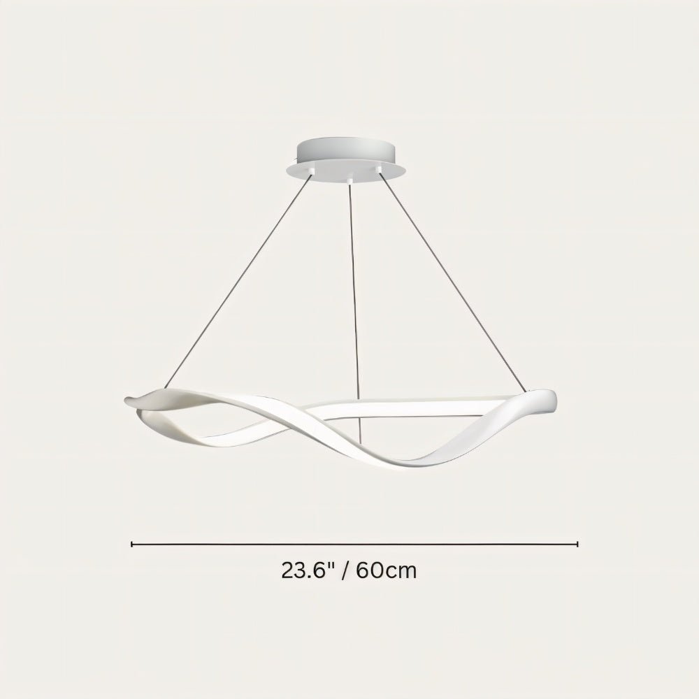 Freyza - Lunaris | Modern Elegant LED Chandelier with Curved Design