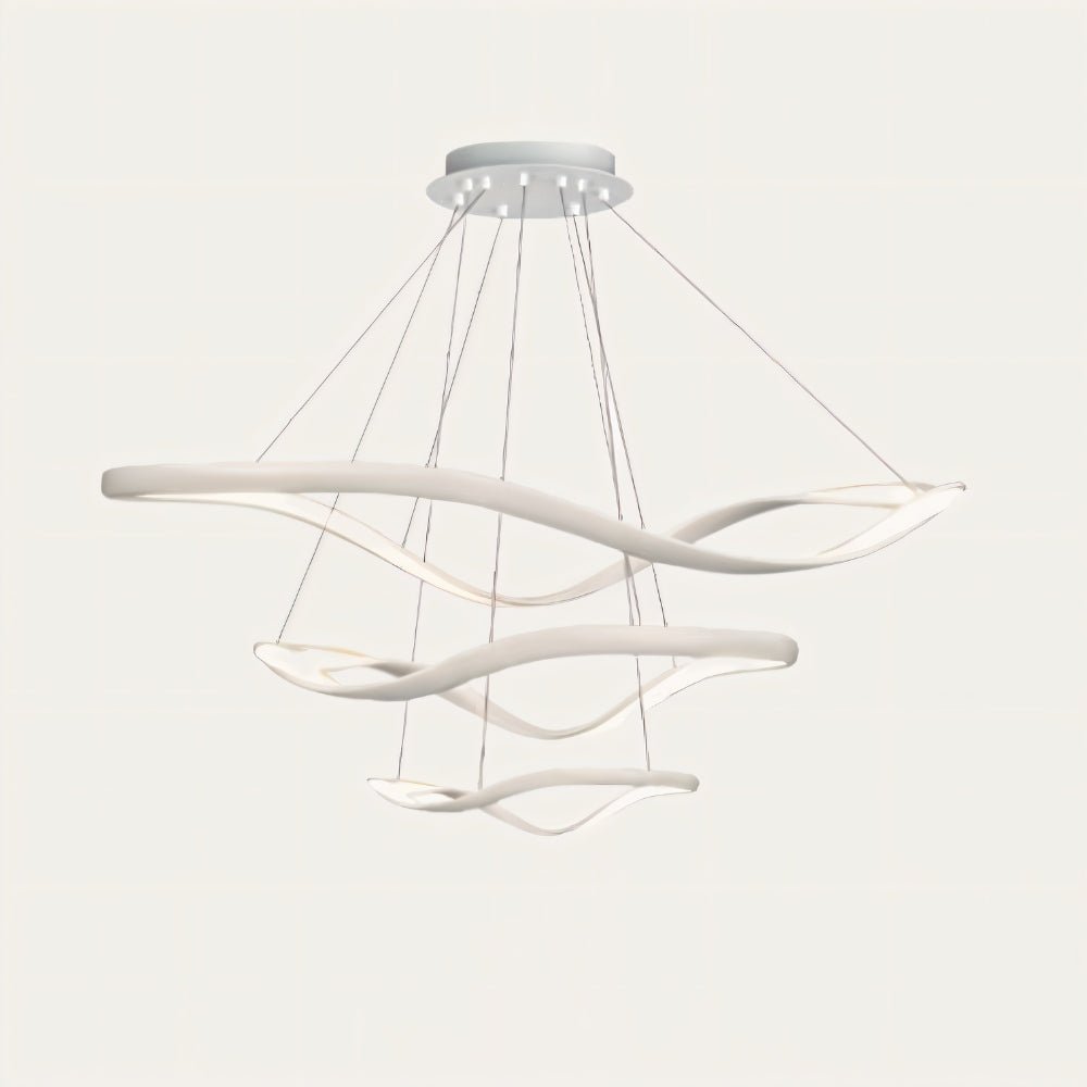 Freyza - Lunaris | Modern Elegant LED Chandelier with Curved Design