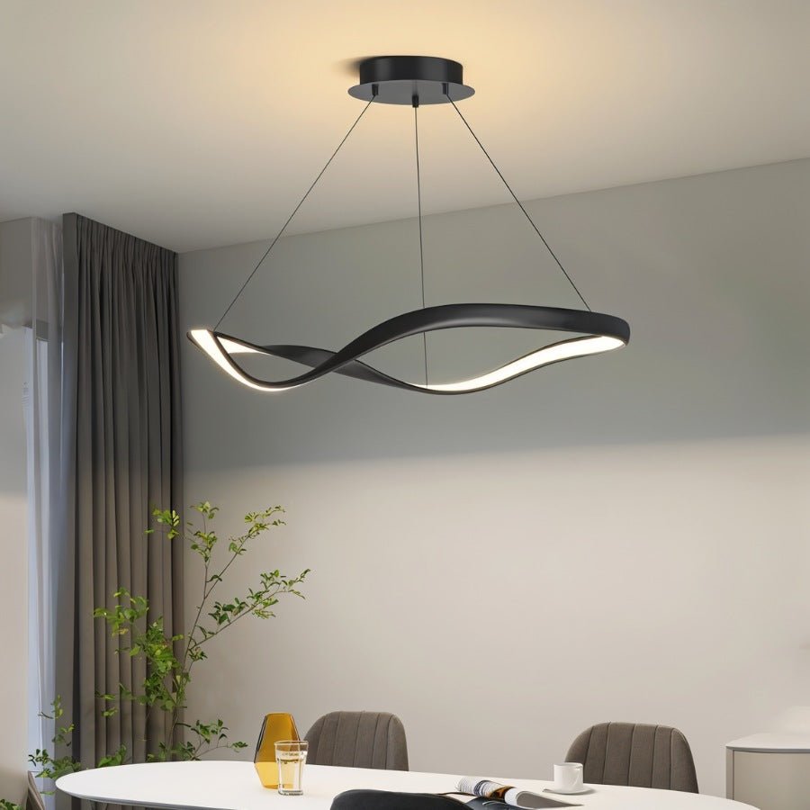 Freyza - Lunaris | Modern Elegant LED Chandelier with Curved Design