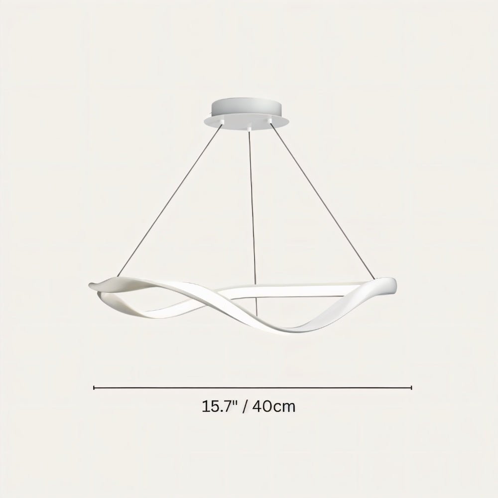 Freyza - Lunaris | Modern Elegant LED Chandelier with Curved Design