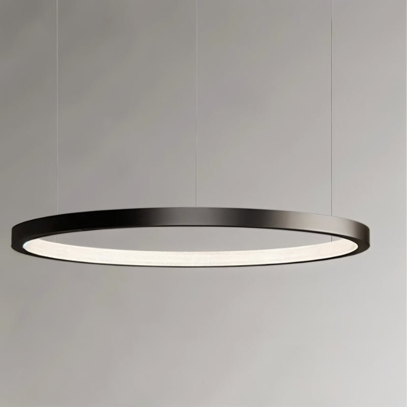 Freyza - Lunaris | Stylish Black Modern Chandelier Light for Dining Room Elegance