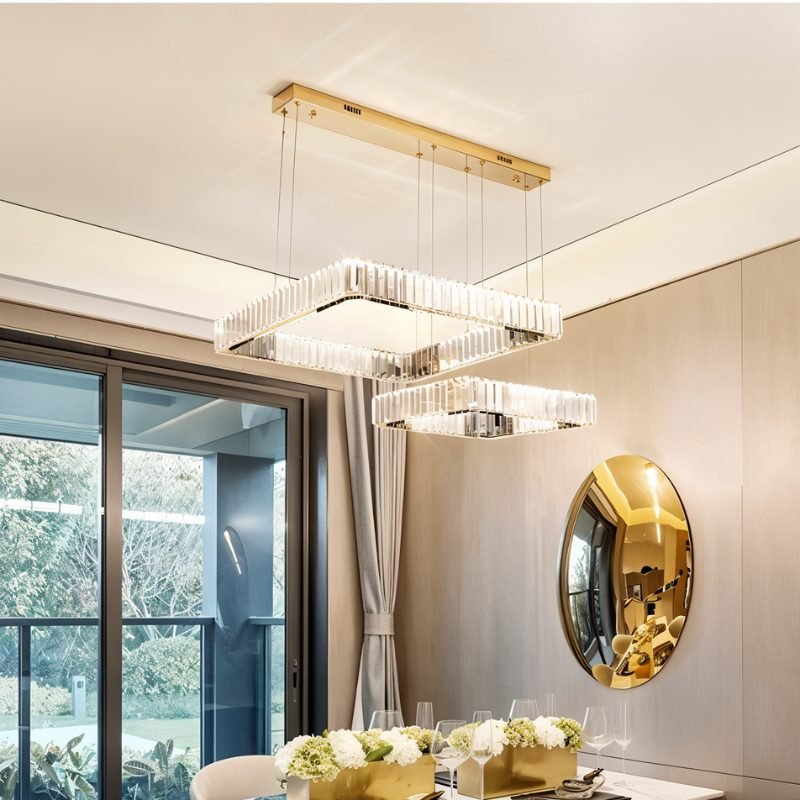 Freyza - LustraCrystal | Elegant Modern Crystal Chandelier Light Fixture