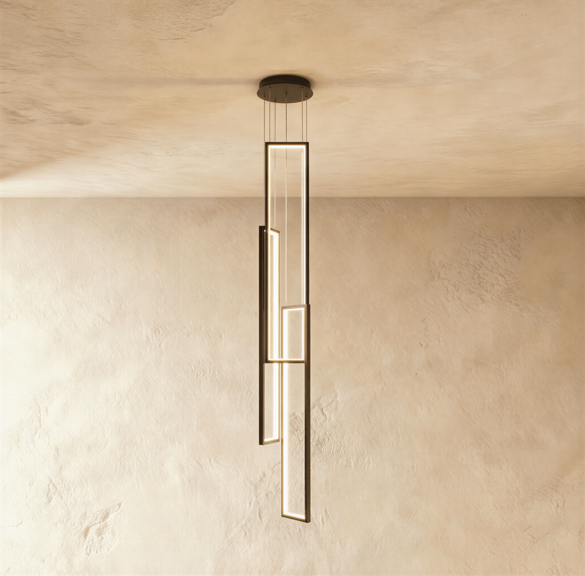 Freyza - LustraNova | Modern Elegant LED Staircase Chandelier Light