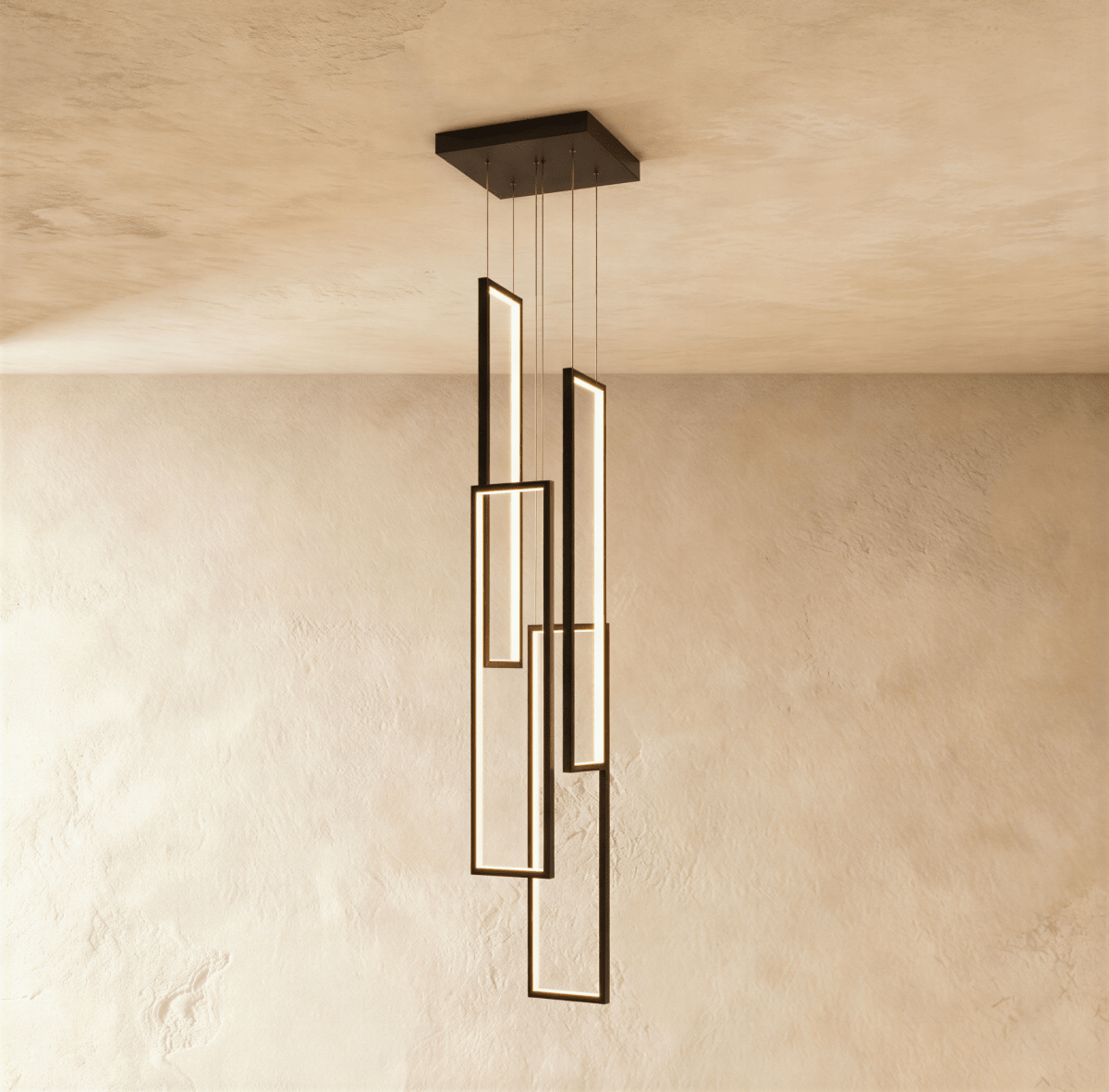 Freyza - LustraNova | Modern Elegant LED Staircase Chandelier Light