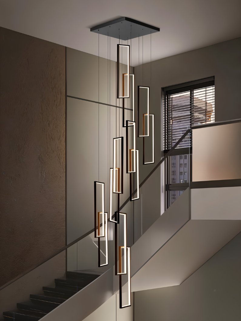 Freyza - LustraNova | Modern Elegant LED Staircase Chandelier Light