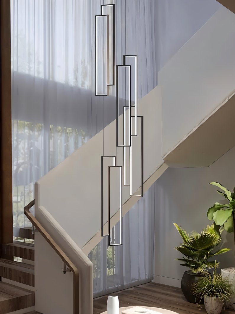 Freyza - LustraNova | Modern Elegant LED Staircase Chandelier Light