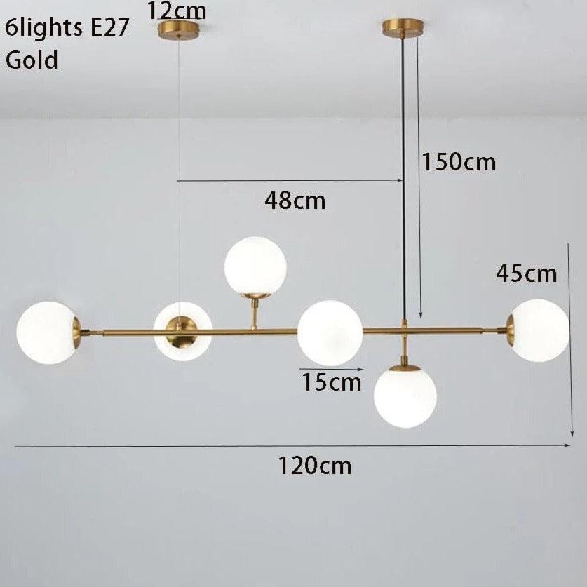 Freyza - Lustra | Elegant Black Satin Glass Kitchen Pendant Lighting Fixture