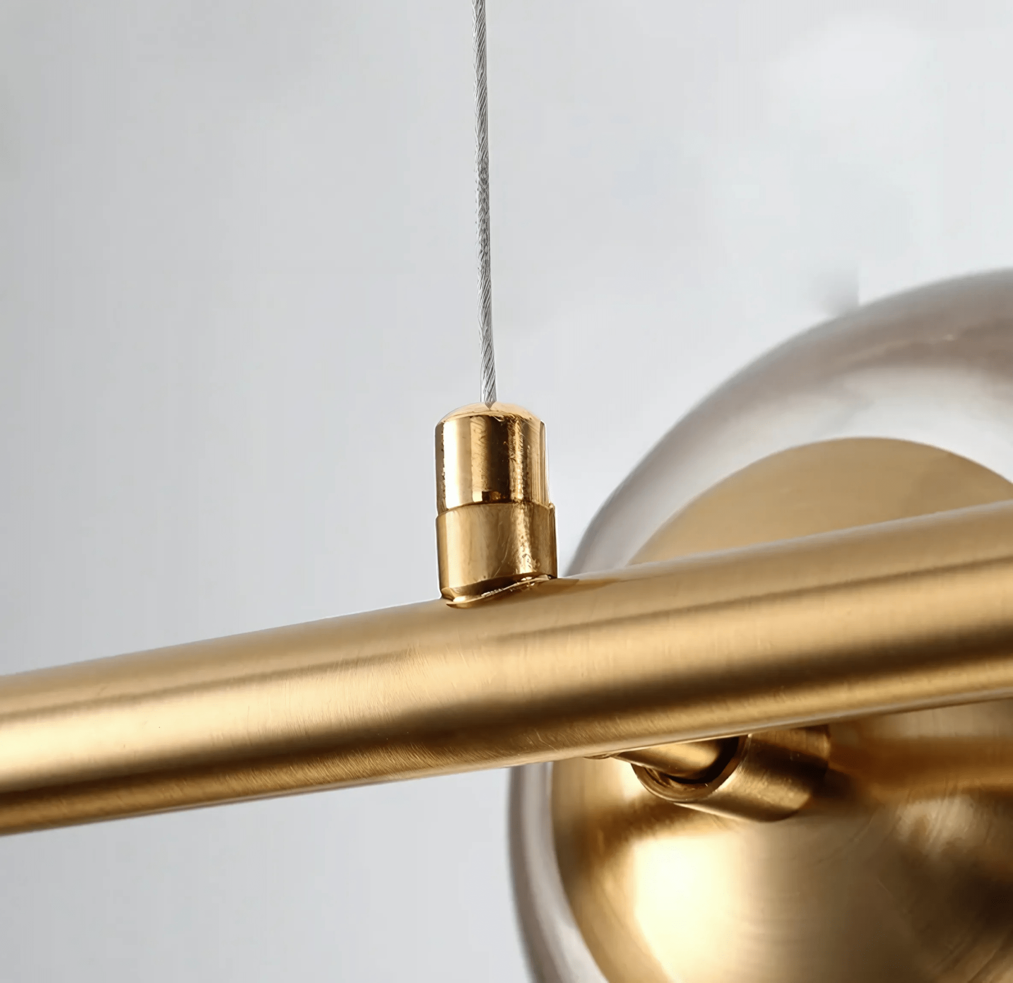 Freyza - Lustra | Elegant Black Satin Glass Kitchen Pendant Lighting Fixture