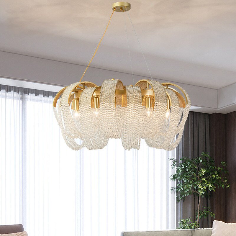 Freyza - LustreGold | Elegante moderne Kristall-Kronleuchter-Leuchte