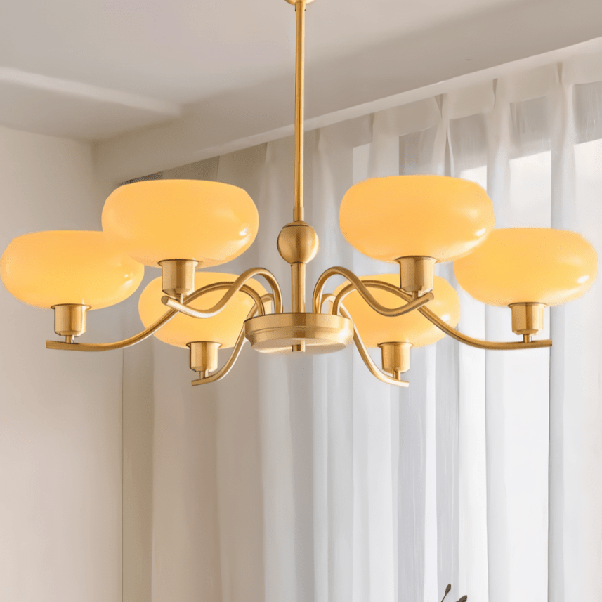 Freyza - Elegant Modern Gold Chandelier Light for Dining Room