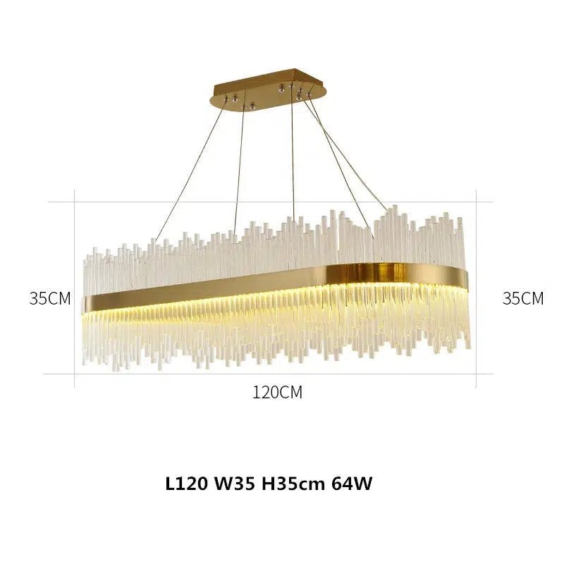Freyza - LuxeCrystal | Elegant Gold Crystal Chandelier Light Fixture for Luxurious Spaces