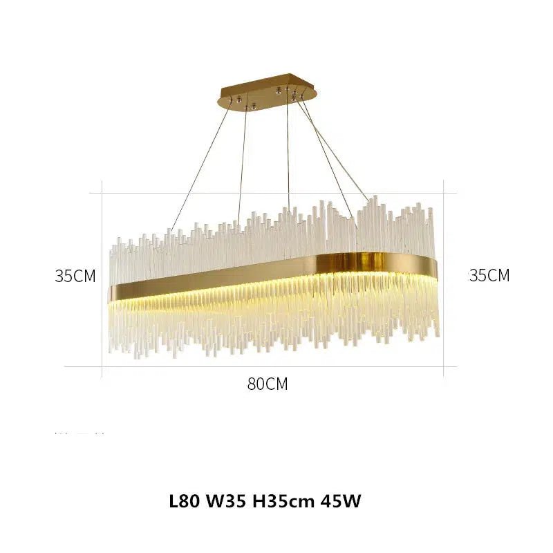 Freyza - LuxeCrystal | Elegant Gold Crystal Chandelier Light Fixture for Luxurious Spaces