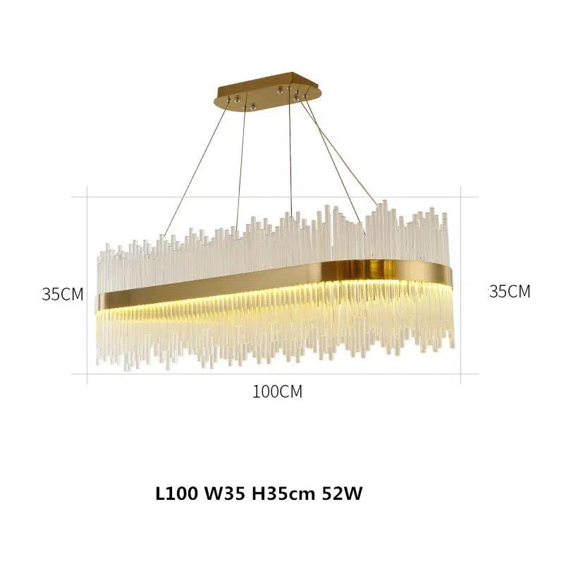 Freyza - LuxeCrystal | Elegant Gold Crystal Chandelier Light Fixture for Luxurious Spaces