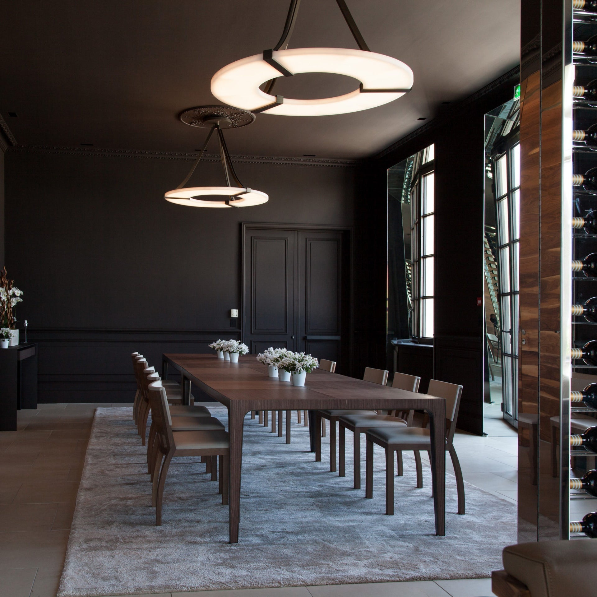 Freyza | Elirionis Alabaster-Kronleuchter – Esszimmer, Wohnzimmer
