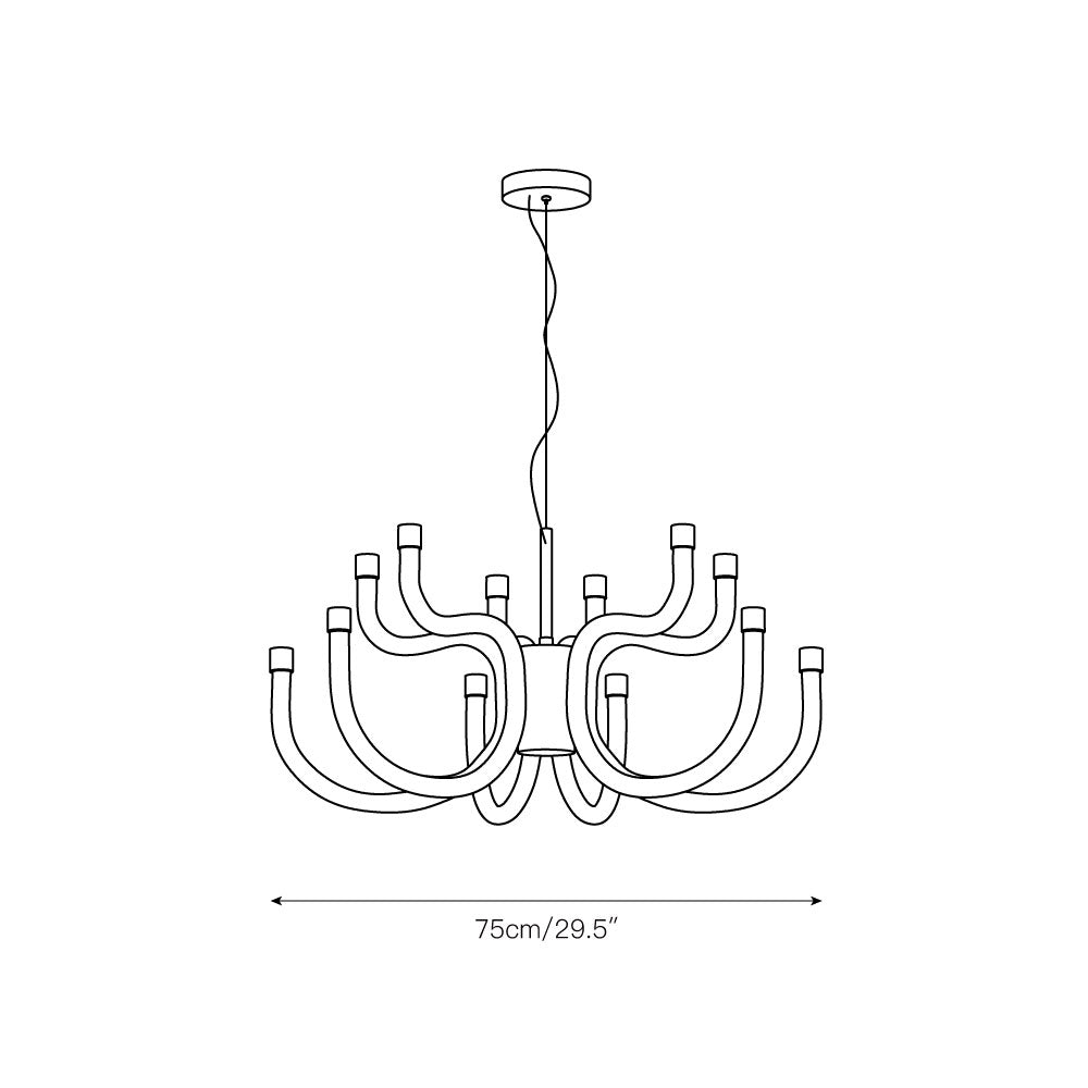 Freyza | Myvenara Brass Chandelier Brass Chandelier – Dining Room Living Room