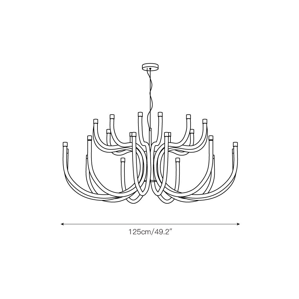 Freyza | Myvenara Brass Chandelier Brass Chandelier – Dining Room Living Room
