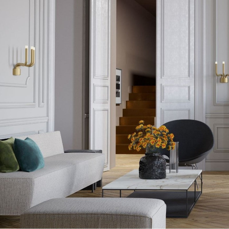 Freyza | Ivcarila Laiton nordique Applique murale – Chambre et couloir de style nordique