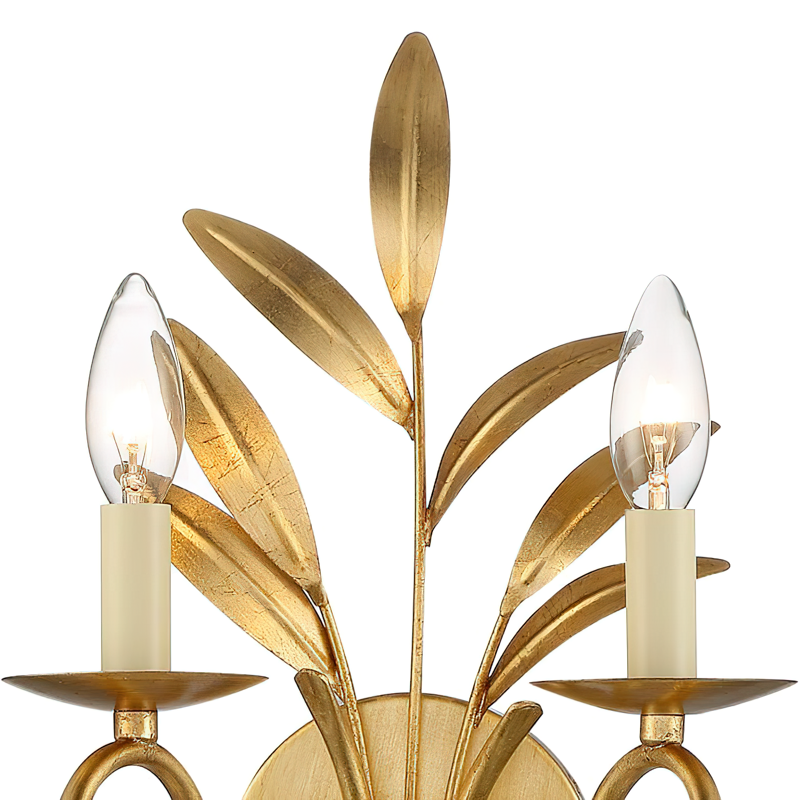 Freyza | Zerinos Leaf Shape Brass Crystal Wall Light – Bedroom Hallway