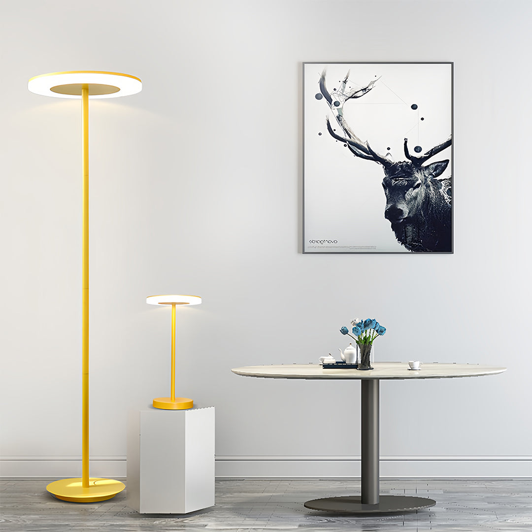 MacaronGlow | Stylish Modern Floor Lamp with Dimmable Color Options 0
