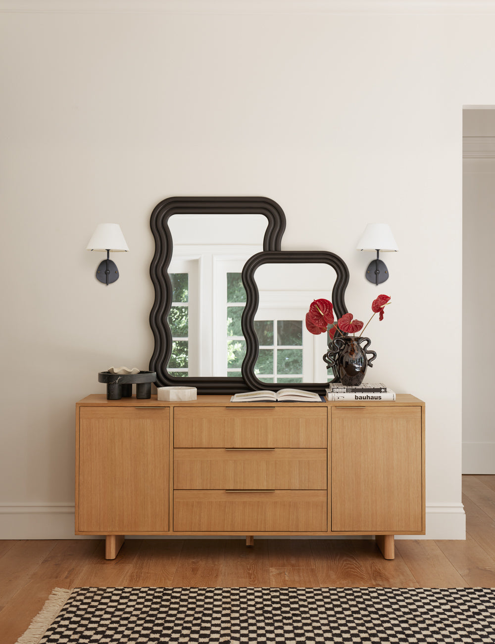 Freyza | Evynor Vintage Industrial Brass Fabric Wall Light – Industrial Bedroom Hallway