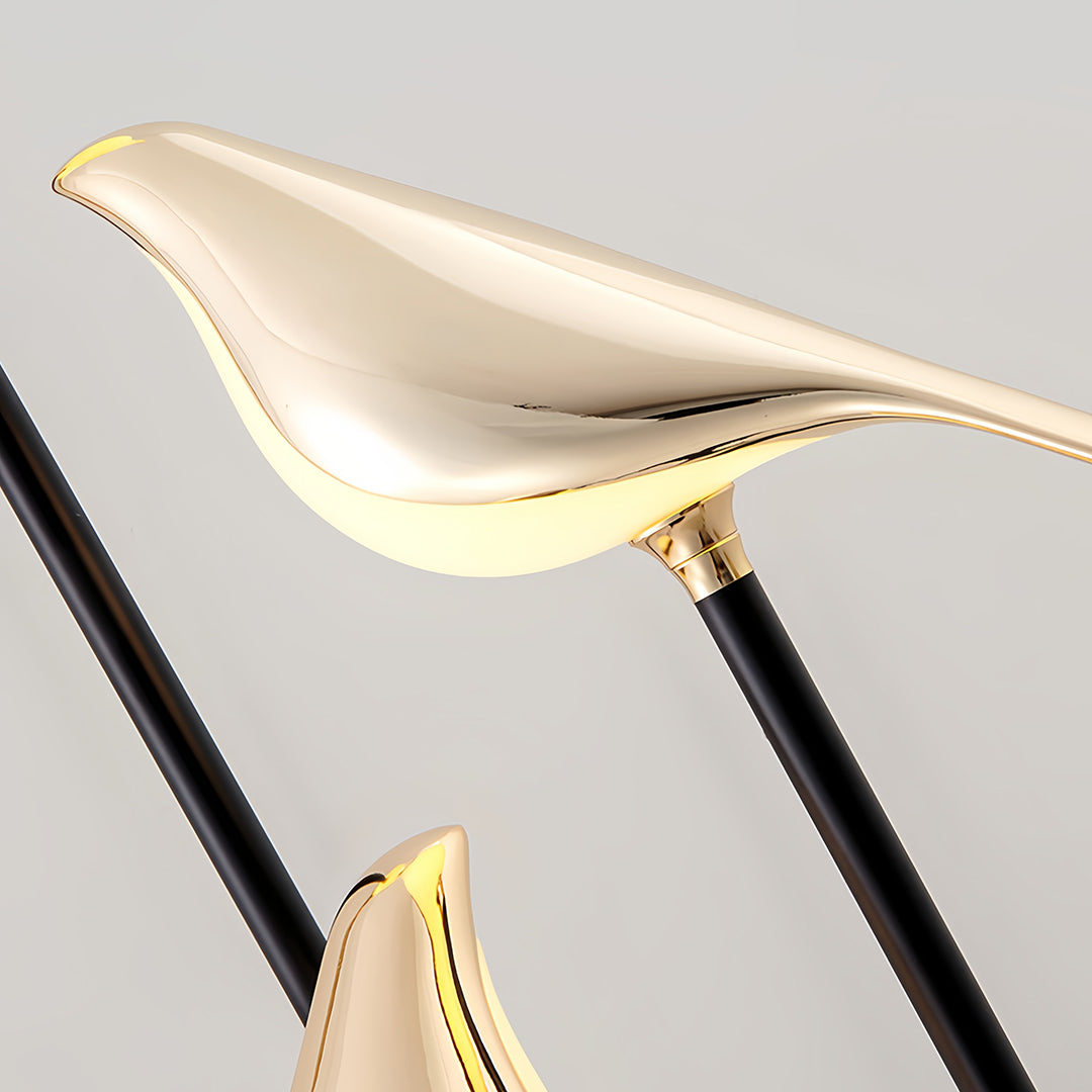 MagpieGlow | Elegant Gold Modern Floor Lamp for Living Room Décor 8