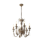 Freyza | Elmarisra Vintage Luxury Wood Chandelier – Vintage Dining Room Living Room