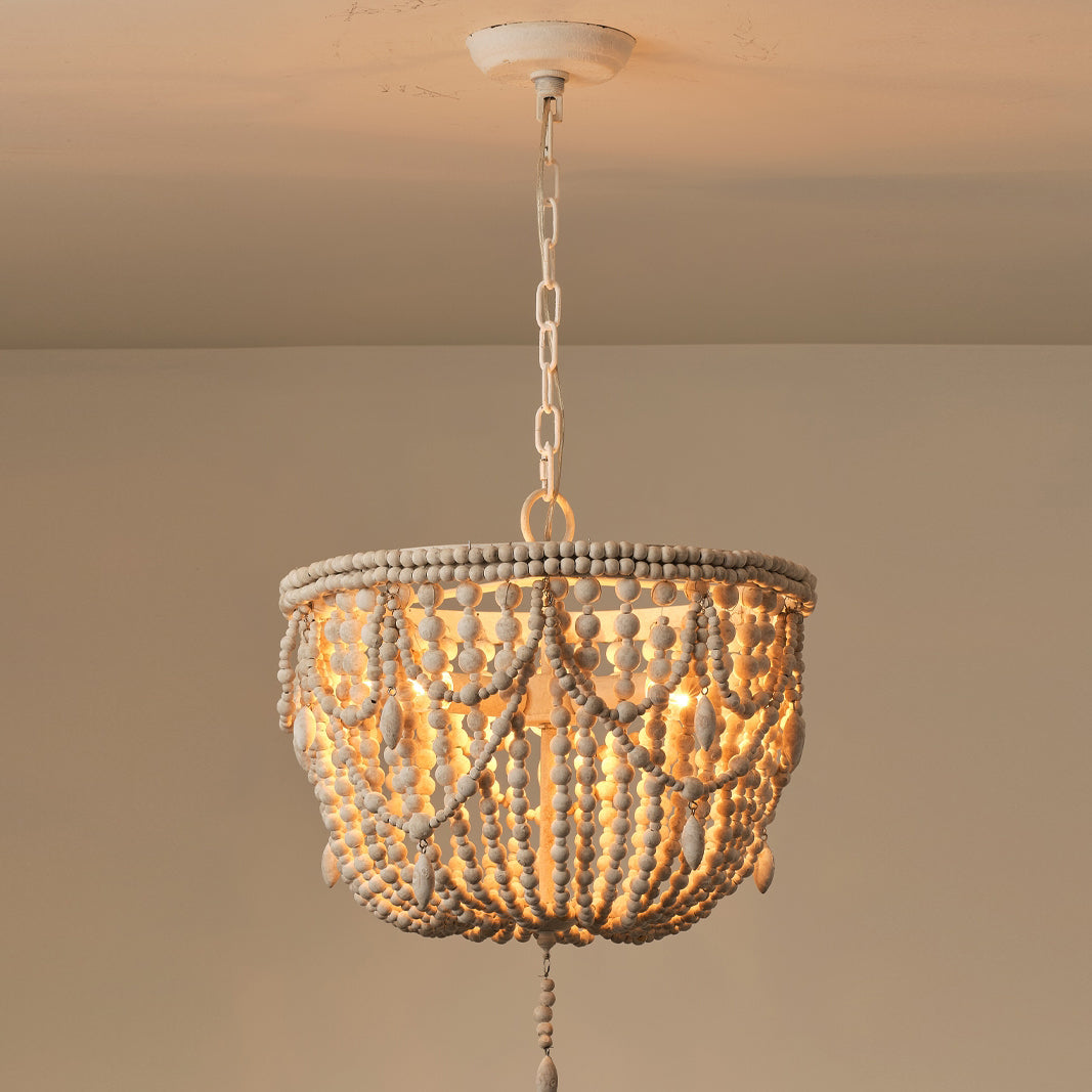 Freyza | Lustre en bois luxueux postmoderne Arsilion – Salle à manger et salon modernes