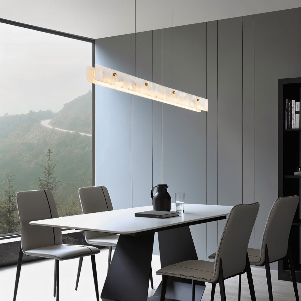Freyza - Elegant Modern Marble Dining Room Chandelier Light