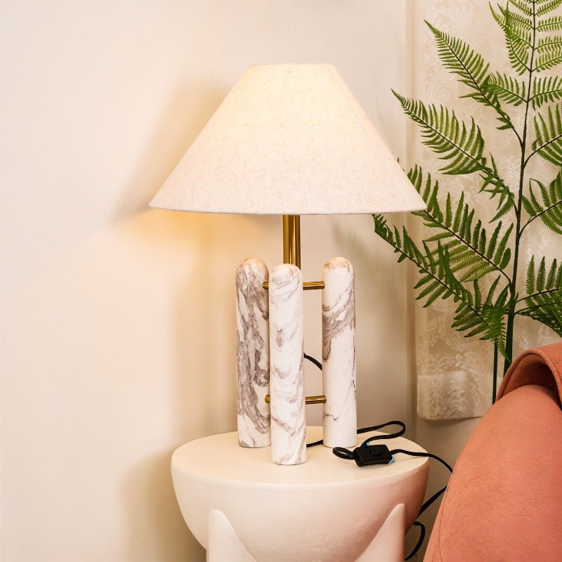 MarbleGlow | Elegant Modern Table Lamp for Living Room and Bedroom 4