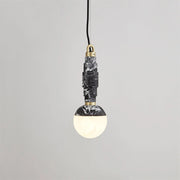Freyza - Marble Alabaster Pendant Lamp with Unique Patterns | Elegant Indoor Pendant Lighting for Stylish Spaces