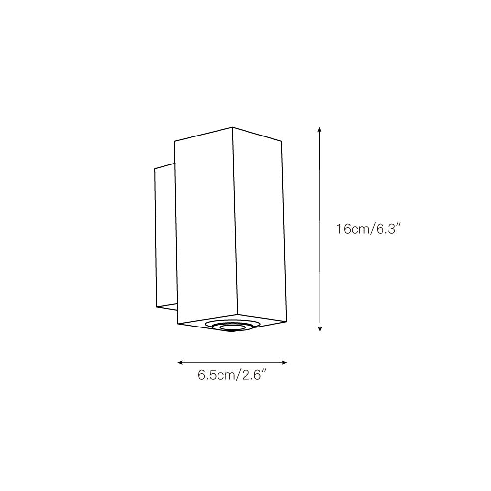 Freyza | Uvineth Travertin-Wandleuchte – Schlafzimmer, Flur