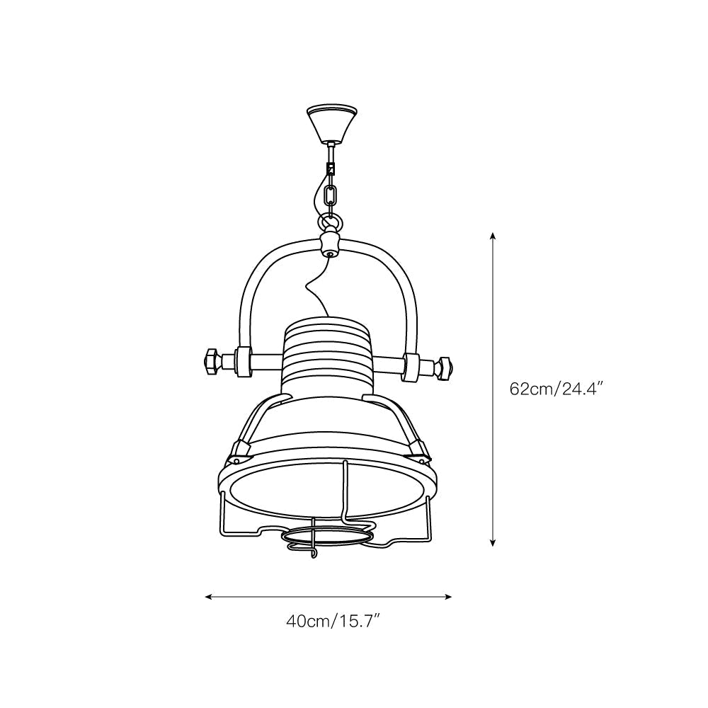 Freyza | Evelor Vintage Industrial Pendant Light – Industrial Kitchen Dining Room
