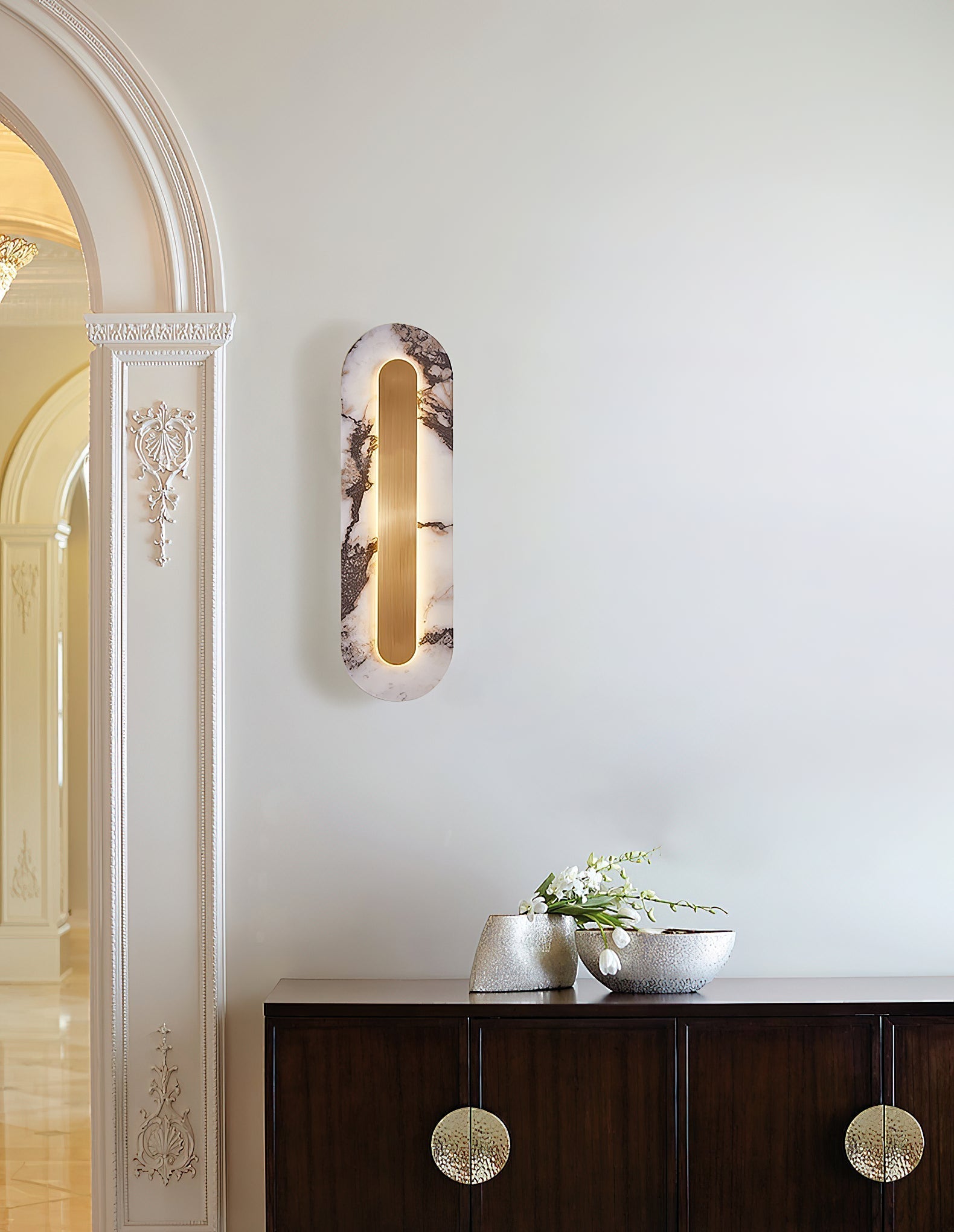 Freyza | Marmo Marble Wall Marble Wall Light – Bedroom Hallway