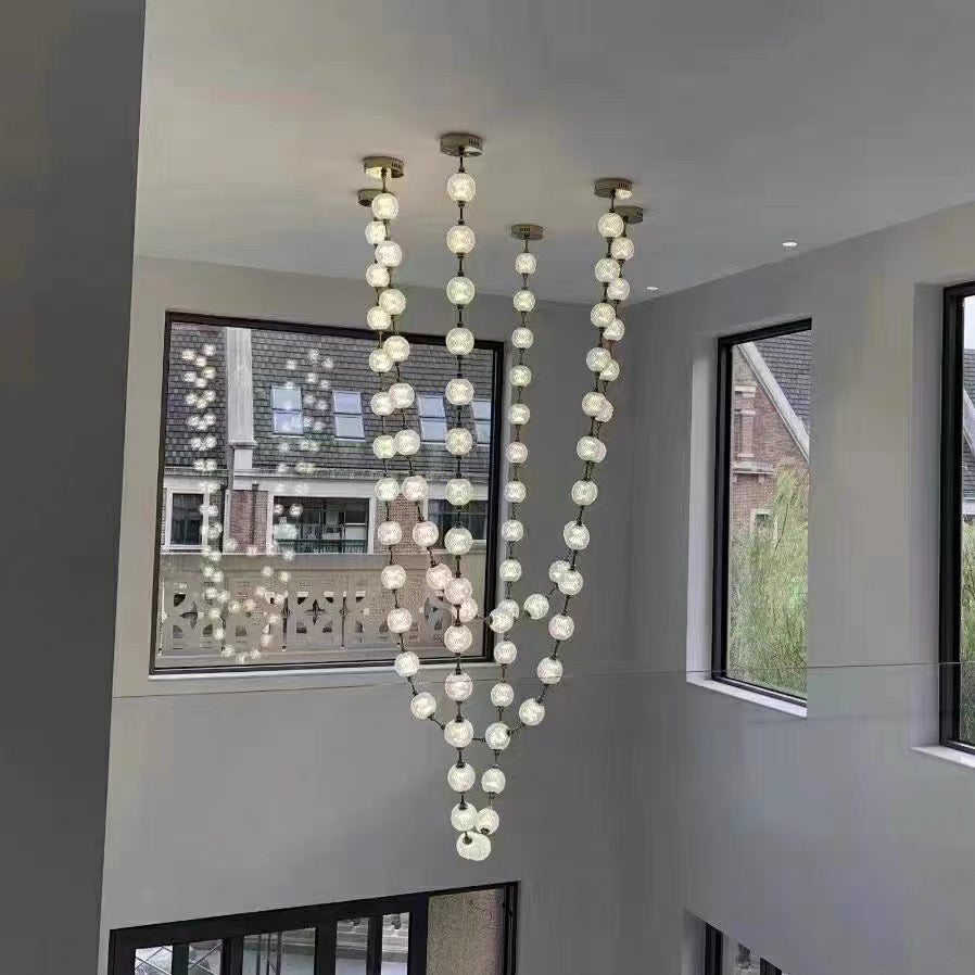 Freyza | Myphais Beaded Plastic Chandelier – Dining Room Living Room