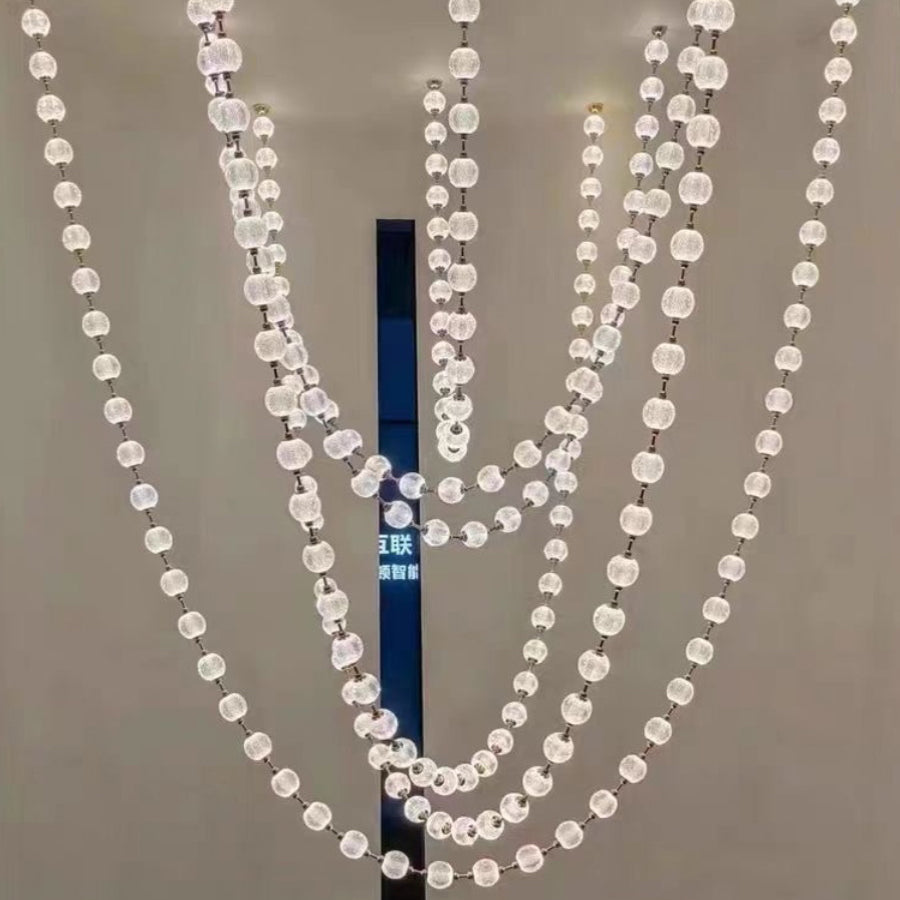 Freyza | Myphais Beaded Plastic Chandelier – Dining Room Living Room