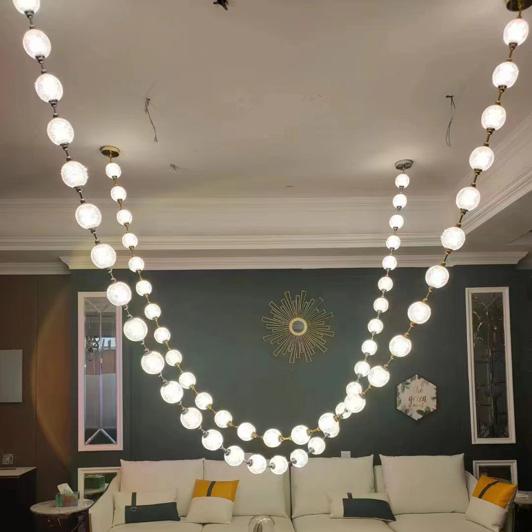 Freyza | Myphais Beaded Plastic Chandelier – Dining Room Living Room