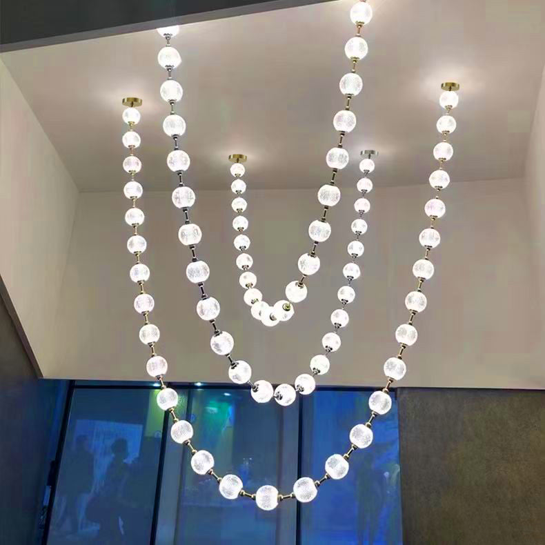 Freyza | Myphais Beaded Plastic Chandelier – Dining Room Living Room