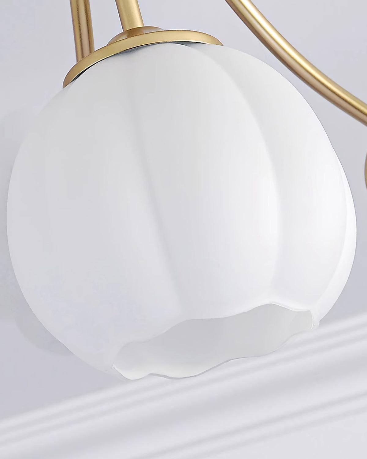 Freyza | Suspension plafond globe à pétales – Chambre, salon