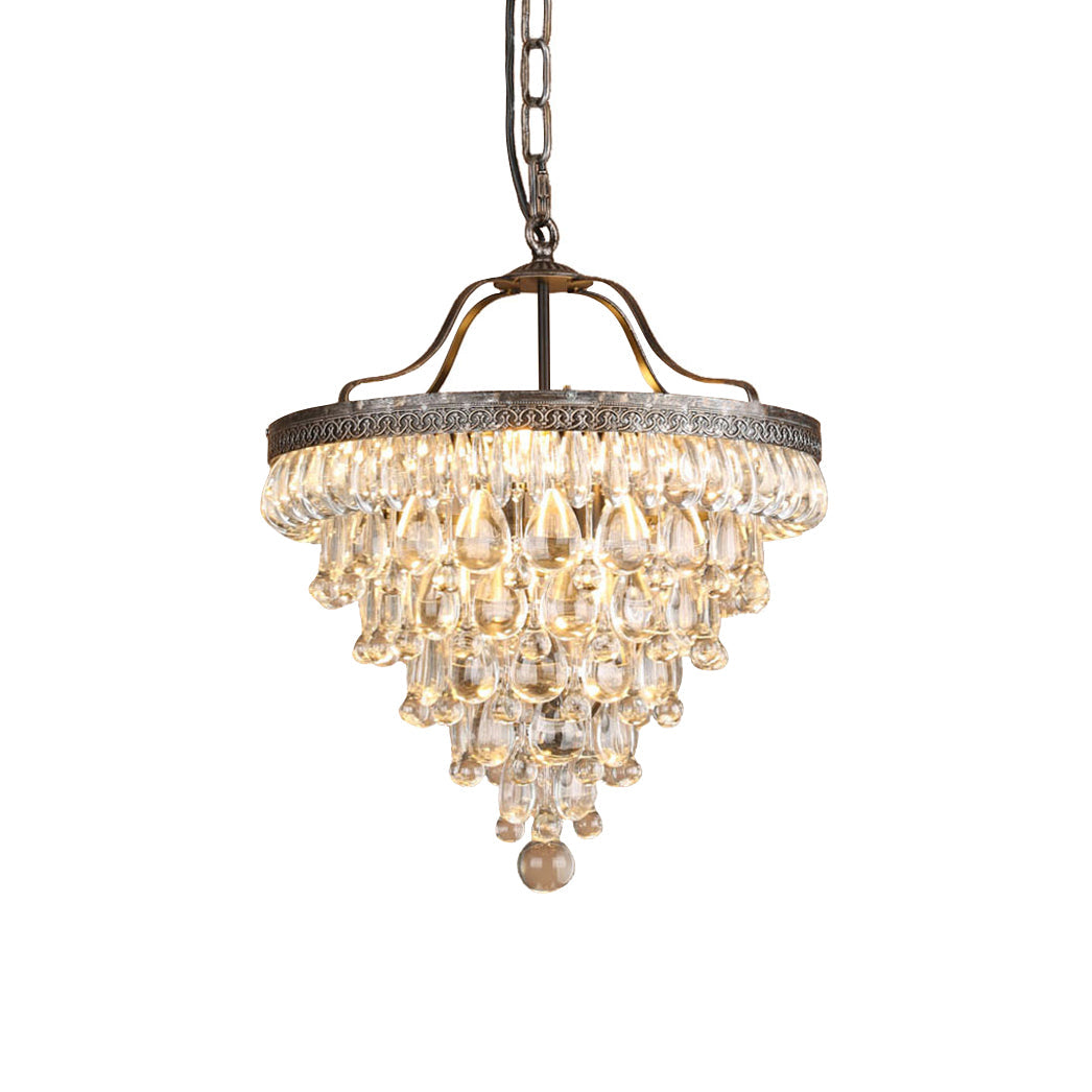 Freyza | Blink Unique Inverted Crystal Chandelier – Dining Room Living Room