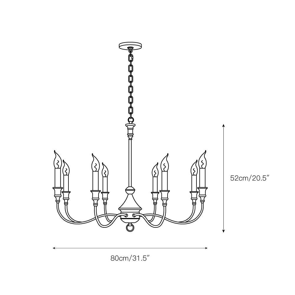 Freyza | Cunorora Vintage Industrial Chandelier – Industrial Dining Room Living Room