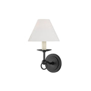 Freyza | Erzoris Vintage Industrial Fabric Wall Light – Industrial Bedroom Hallway