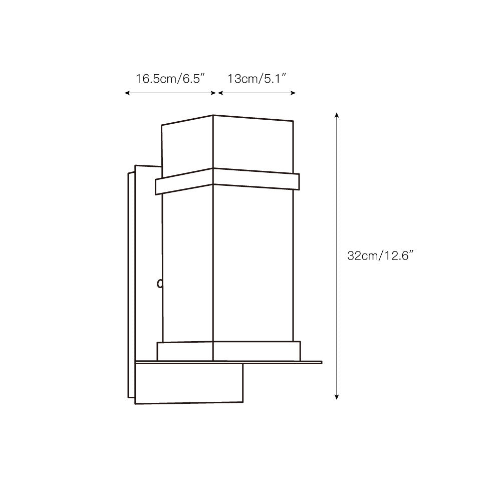 Freyza | Ishaaris Wandleuchte aus Outdoor-Glas – Schlafzimmer und Flur