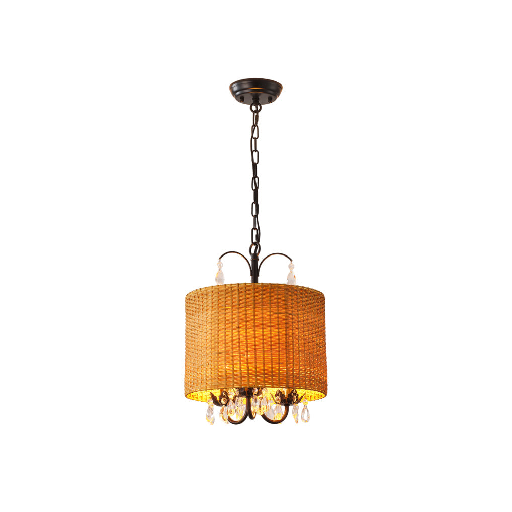 Freyza | Avnoren Vintage Natural Crystal Pendant Light – Vintage Kitchen Dining Room