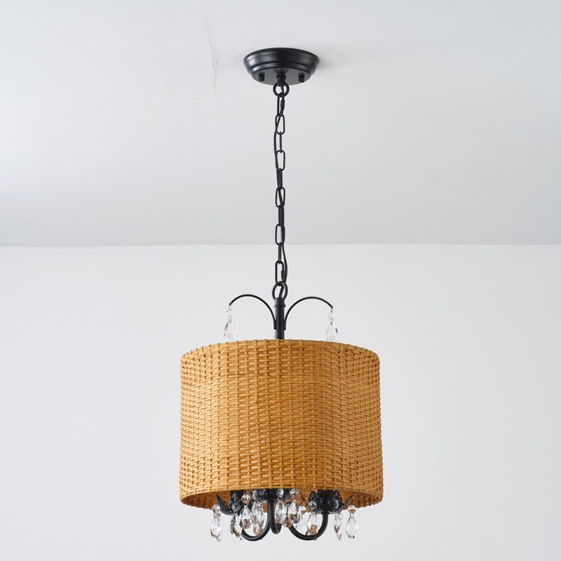 Freyza | Avnoren Vintage Natural Crystal Pendant Light – Vintage Kitchen Dining Room