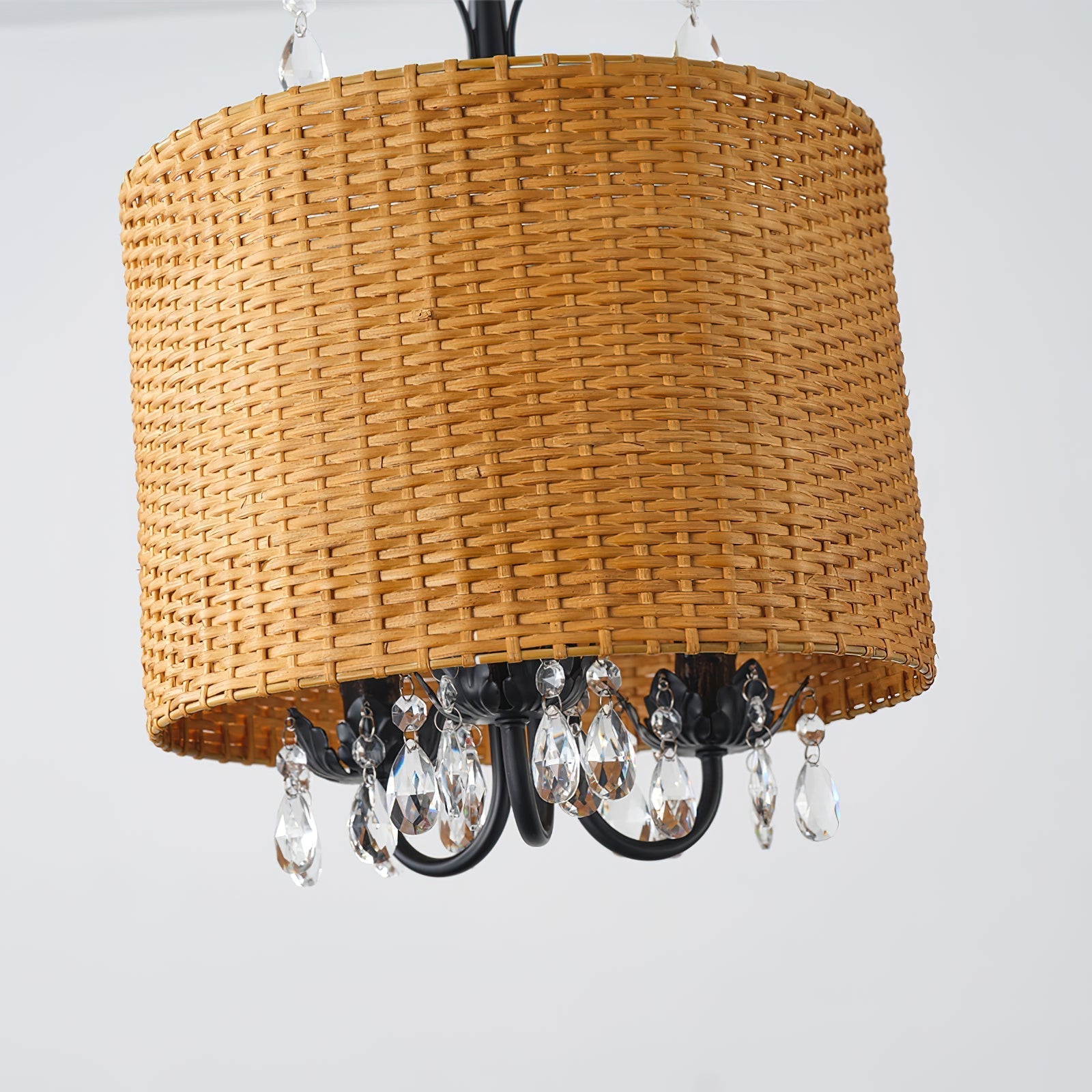 Freyza | Avnoren Vintage Natural Crystal Pendant Light – Vintage Kitchen Dining Room