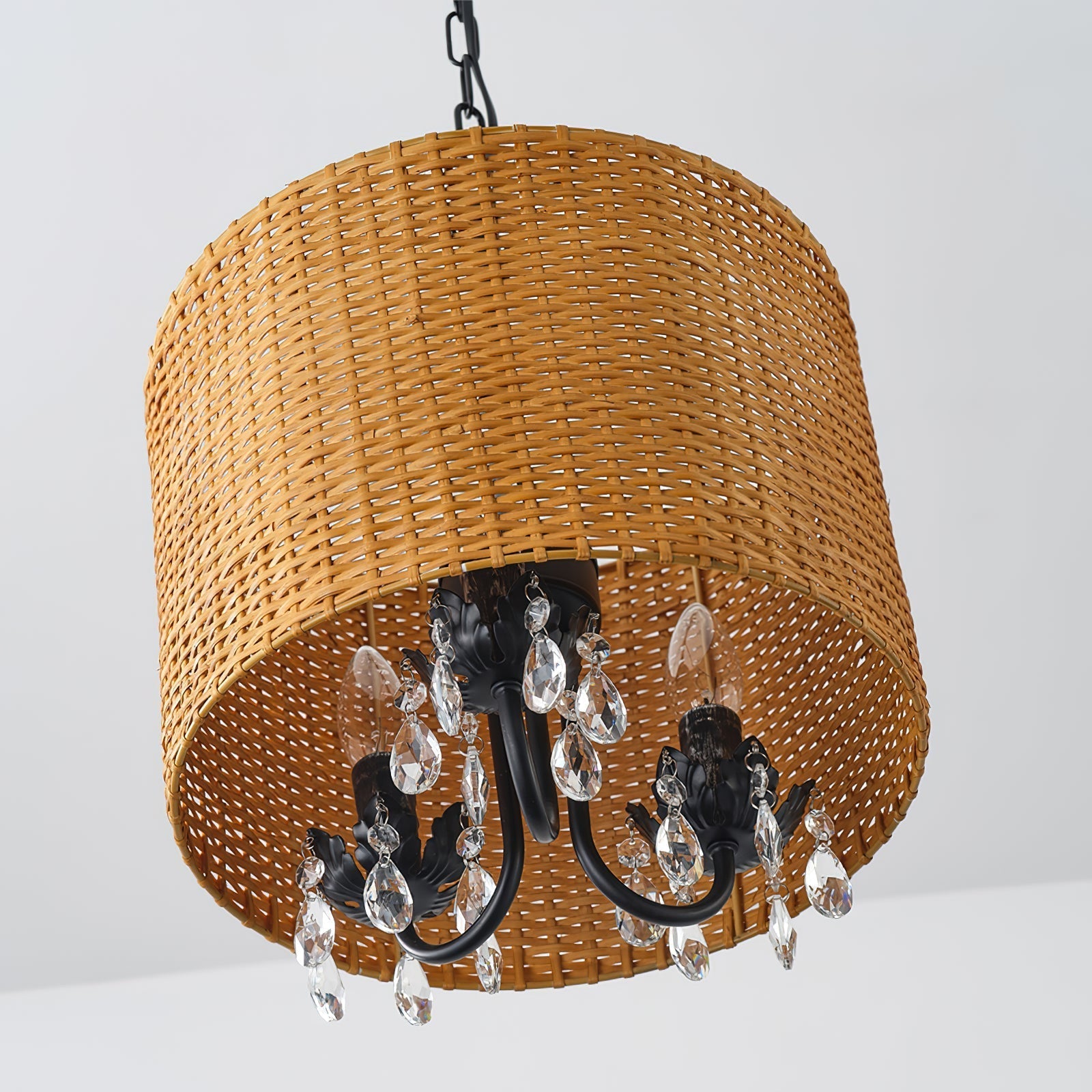 Freyza | Avnoren Vintage Natural Crystal Pendant Light – Vintage Kitchen Dining Room