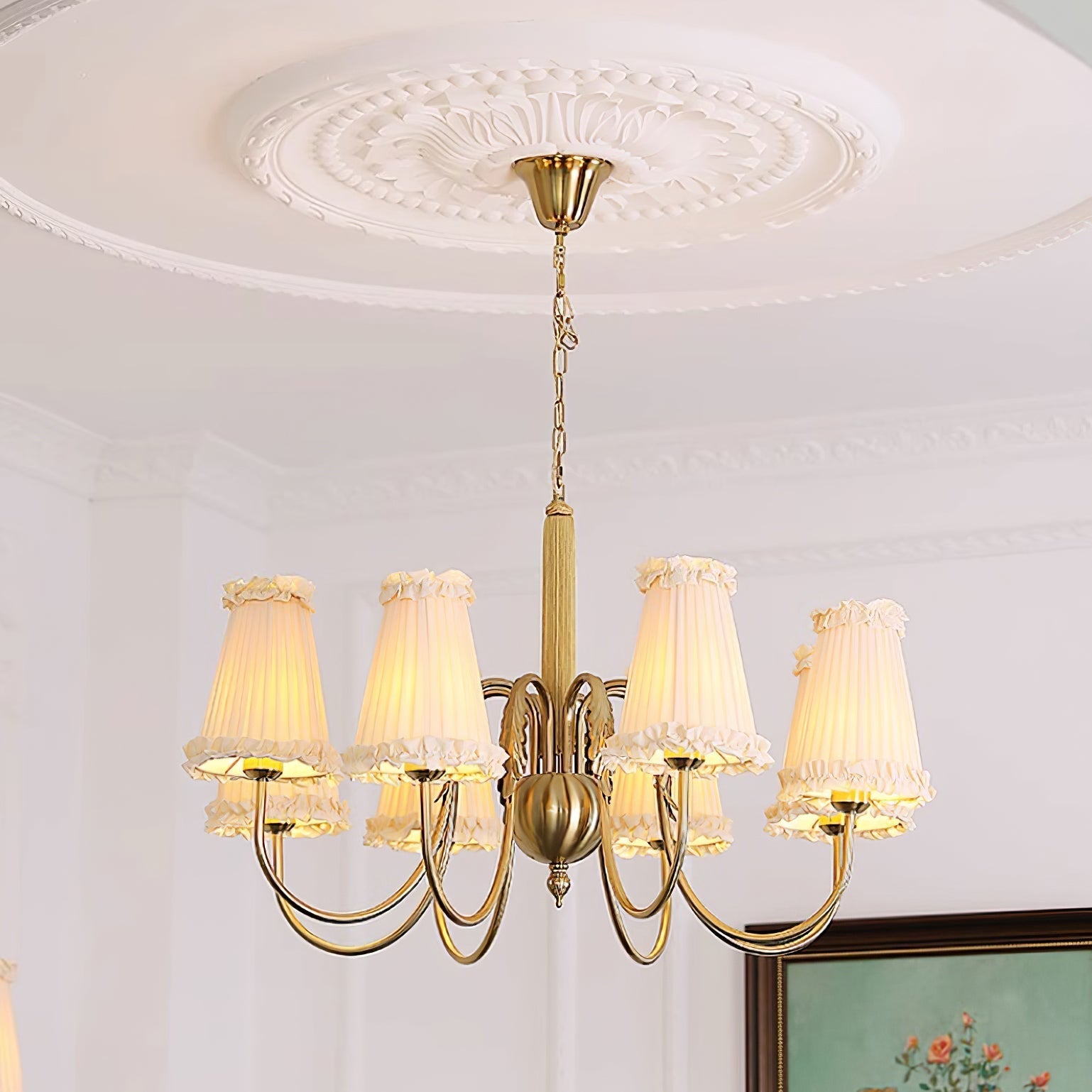 Freyza | Ervaren Vintage Postmodern Fabric Chandelier – Modern Dining Room Living Room