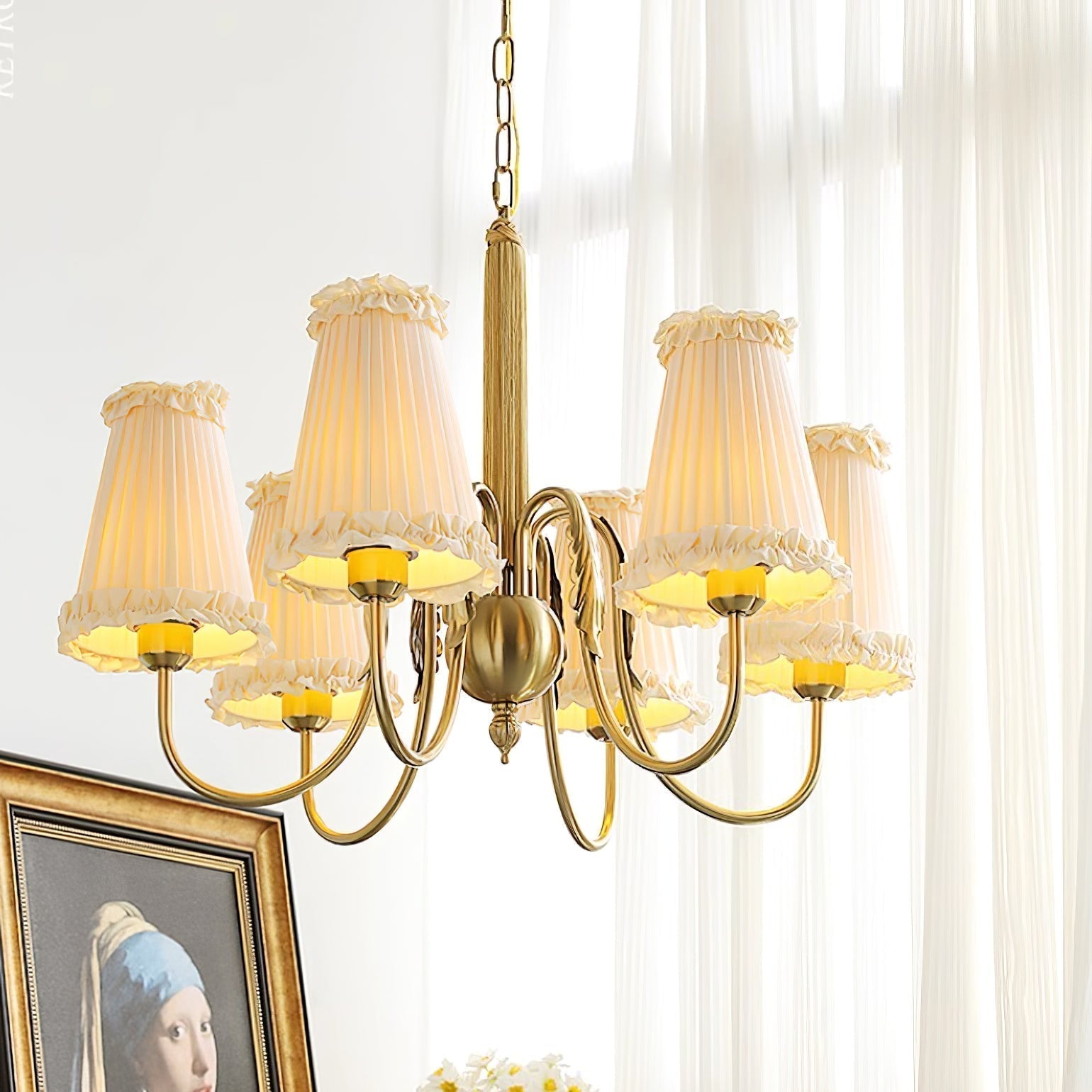 Freyza | Ervaren Vintage Postmodern Fabric Chandelier – Modern Dining Room Living Room